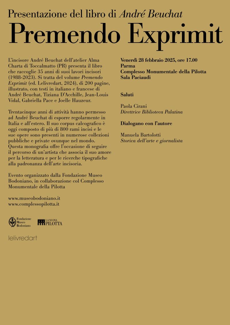 Premendo Exprimit - presentazione della Monografia